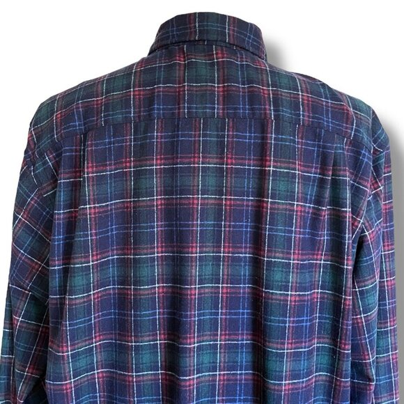 Pendleton Mens Fireside Shirt Sz XXL Navy Plaid Wool Massachusetts State Tartan - Picture 6 of 8